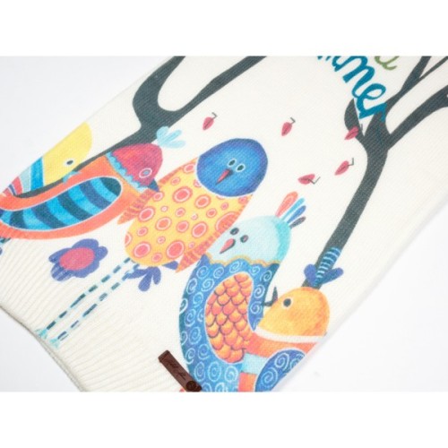 Плаття дитяче Na з колготками та шапкою (450-2-116G-cream)