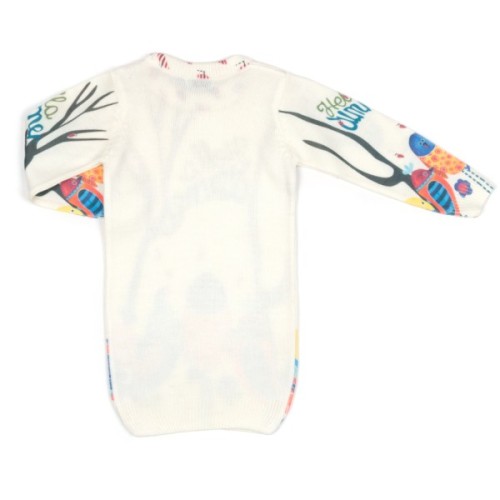 Плаття дитяче Na з колготками та шапкою (450-2-116G-cream)