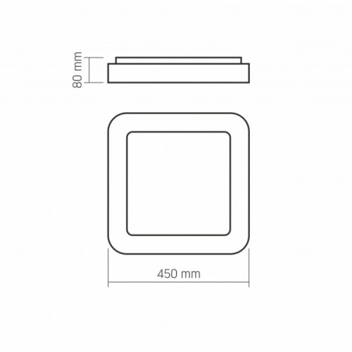 Світильник Videx EDGE-SC-72W-BLACK (VLE-ESC-72B)
