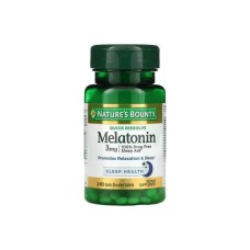 Амінокислота Nature's Bounty Мелатонін швидко розчинний, 3 мг, смак вишні, Melatonin (NRT07903)
