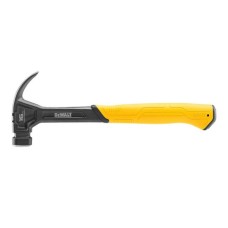 Молоток DeWALT CURVE-CLAW, суцільнометалевий, 454 г, з гвоздодером. (DWHT51002-0)
