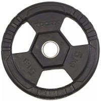Диск для штанги Toorx 5 кг 25 мм Чорний (DGG-5) (931406)