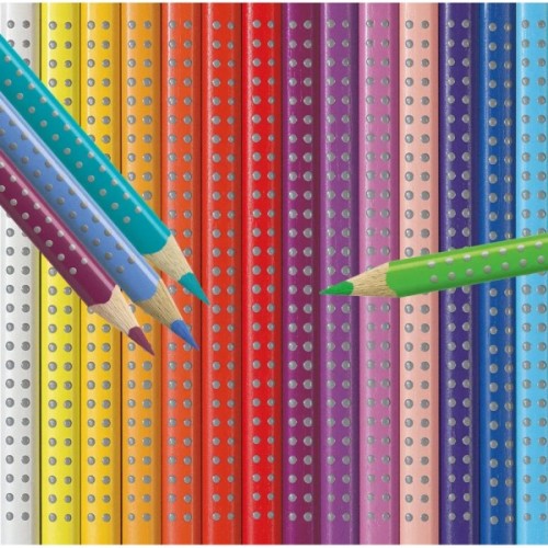 Олівці кольорові Faber-Castell акварельні , тригранні, металевий пенал, 12 кольорів (112413) (27632)