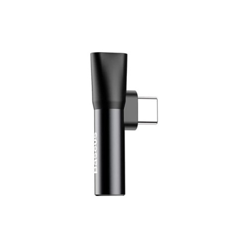 Перехідник USB-C M to USB-C F + 3.5mm F black Baseus (CATL41-01)