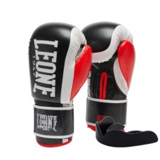 Боксерські рукавички Leone GN333 Logo WACS Black 10 унцій (GN333_Black_10oz) Боксерські рукавички Leone GN333 Logo WACS Black 10 унцій (GN333_Black_10oz)