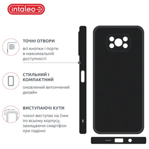 Чохол до мобільного телефона Intaleo SoftShell Xiaomi Poco X3 Black (1283126563850)