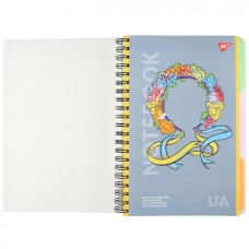 Блокнот Yes А4 Notebook UA 144 аркуша пластикова обкладинка (681943)
