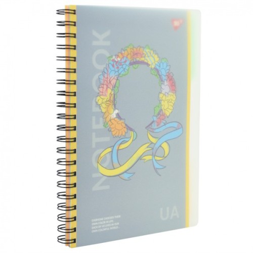 Блокнот Yes А4 Notebook UA 144 аркуша пластикова обкладинка (681943)