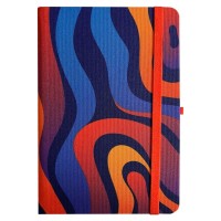 Книга записна Optima Rainbow-06 А5 128 аркушів клітинка (O27190-06)