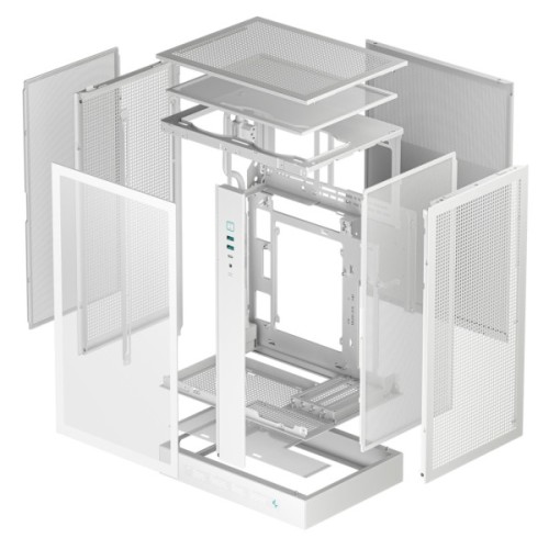 Корпус для ПК Deepcool CH270 Digital White (R-CH270-WHNDM0-G-1)