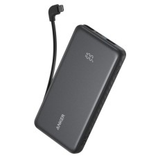 Батарея універсальна Anker 10000mAh, 22.5W, Built-In USB-C Cable, black (A110DH11)