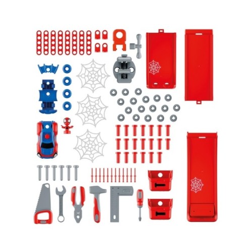 Ігровий набір Smoby Спіді. Майстерня з машинкою, 94 аксесуари (7600360742)