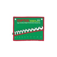 Ключ Toptul комбінований укорочений 10 шт. 10-19 мм (GAAA1002)