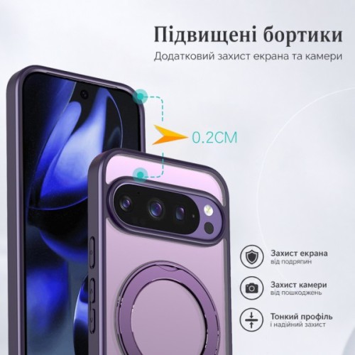 Чохол до мобільного телефона BeCover Aura Fold Google Pixel 9 Pro XL / 10 Pro XL Purple (715671)