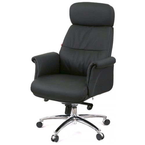 Офісне крісло Аклас Драгобрат, AL MB, Шкіра LC-A Black/PU Black (00179840)