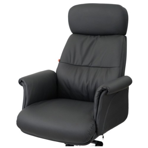 Офісне крісло Аклас Драгобрат, AL MB, Шкіра LC-A Black/PU Black (00179840)