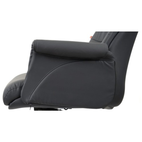 Офісне крісло Аклас Драгобрат, AL MB, Шкіра LC-A Black/PU Black (00179840)