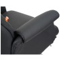Офісне крісло Аклас Драгобрат, AL MB, Шкіра LC-A Black/PU Black (00179840)