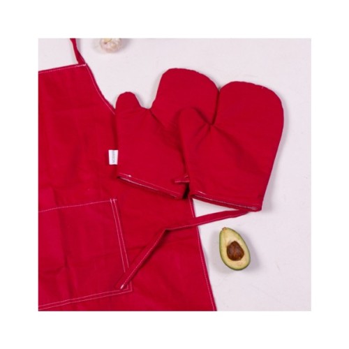 Фартух MirSon Набір 19-1655 Edmonda бязь дві прихватки + дві рукавички-прихватки + фартух (2200006752806)