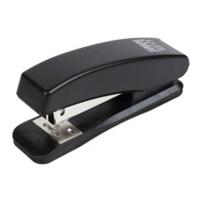 Степлер Buromax пластиковий JOBMAX, 15 аркушів, (скоби №24;26), 110 х 30 х 48 мм, чорний (BM.4213-01)