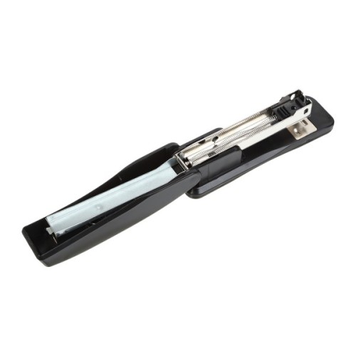 Степлер Buromax пластиковий JOBMAX, 15 аркушів, (скоби №24;26), 110 х 30 х 48 мм, чорний (BM.4213-01)