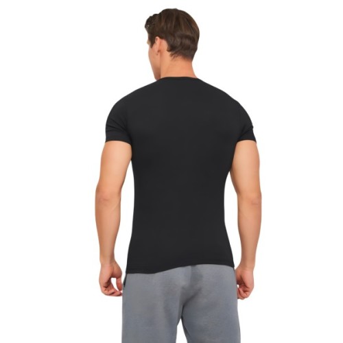 Футболка Kappa T-shirt Mezza Manica Girocollo K1304 Nero чорний XXL (8052394813744)