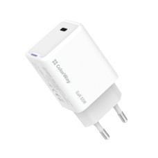Зарядний пристрій ColorWay GaN Mini 65W PD Port PPS USB-C white (CW-CHS049PD-WT)
