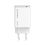 Зарядний пристрій ColorWay GaN Mini 65W PD Port PPS USB-C white (CW-CHS049PD-WT)