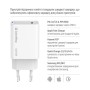 Зарядний пристрій ColorWay GaN Mini 65W PD Port PPS USB-C white (CW-CHS049PD-WT)