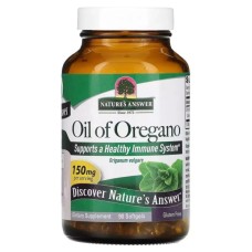 Трави Nature's Answer Олія орегано, 150 мг, Oil of Oregano, 90 гелевих капсул (NTA-16308) Трави Nature's Answer Олія орегано, 150 мг, Oil of Oregano, 90 гелевих капсул (NTA-16308)
