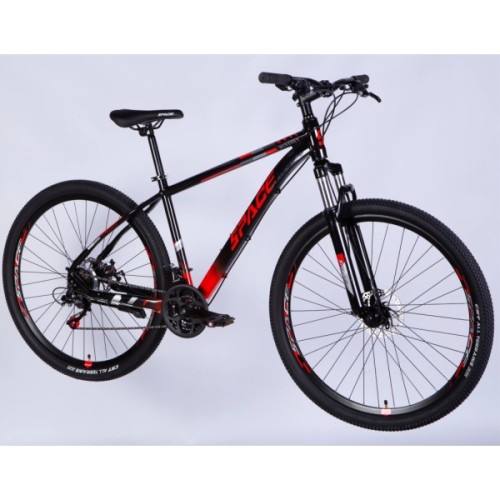Велосипед Space 29" MERCURY DD FR рама-18" AL 2026 чорно-червоний (OPS-SP-29-172)