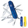 Ніж Victorinox Huntsman Ukraine 91 мм Синьо-прозорий/Жовтий (1.3713.T2.8)