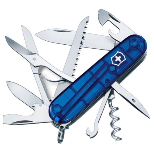Ніж Victorinox Huntsman Ukraine 91 мм Синьо-прозорий/Жовтий (1.3713.T2.8)