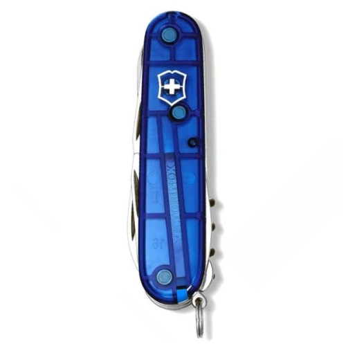 Ніж Victorinox Huntsman Ukraine 91 мм Синьо-прозорий/Жовтий (1.3713.T2.8)