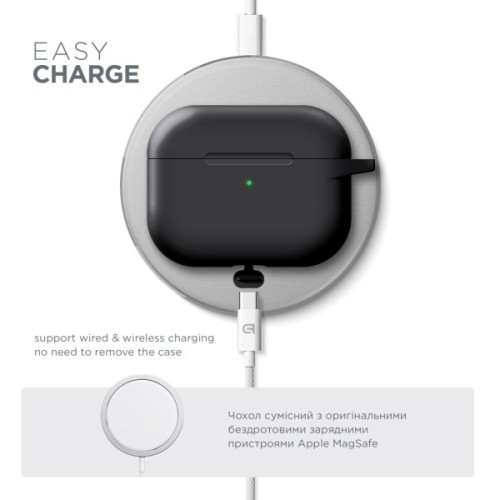 Чохол для навушників Armorstandart Hang Case For Apple AirPods Pro 3 Black (ARM88271)