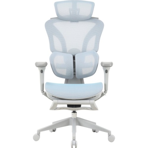 Офісне крісло OfficePro Elite OC950GLB Gray/Light Blue (OC950GLB)