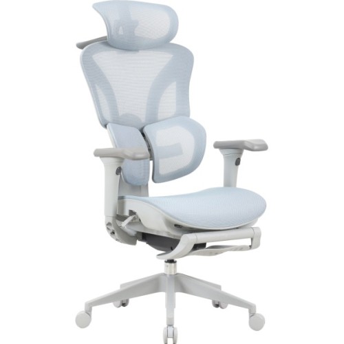 Офісне крісло OfficePro Elite OC950GLB Gray/Light Blue (OC950GLB)