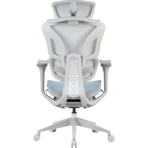 Офісне крісло OfficePro Elite OC950GLB Gray/Light Blue (OC950GLB)