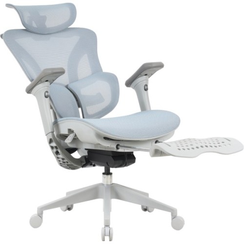 Офісне крісло OfficePro Elite OC950GLB Gray/Light Blue (OC950GLB)
