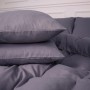 Постільна білизна MirSon 001 Ash grey Фланель 2x143x210 Сімейний (2200009648144)