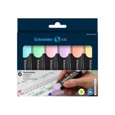 Набір маркерів Schneider JOB текстових 150, 6 пастельні кольори в блістері (S115097)