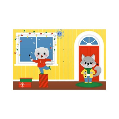 Книга Олень. Аплікації наліпками - Юлія Каспарова Ранок (9789667615642)