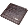 Гаманець Canpellini Затискач із натуральної шкіри Коричневий (21519)