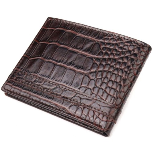 Гаманець Canpellini Затискач із натуральної шкіри Коричневий (21519)