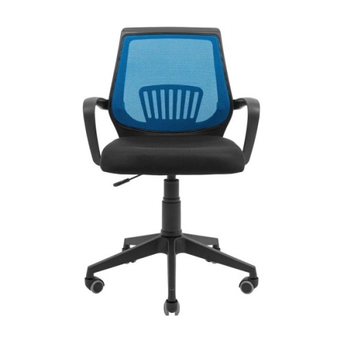 Офісне крісло Richman Стар Пластик Піастра Сітка Чорне + синє (ADD0003149)
