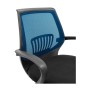 Офісне крісло Richman Стар Пластик Піастра Сітка Чорне + синє (ADD0003149)