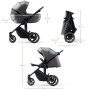 Коляска Kinderkraft 2 в 1 Prime 2 Shadow Grey (KSPRIM02GRY2000) (5902533922932)