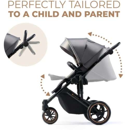 Коляска Kinderkraft 2 в 1 Prime 2 Shadow Grey (KSPRIM02GRY2000) (5902533922932)