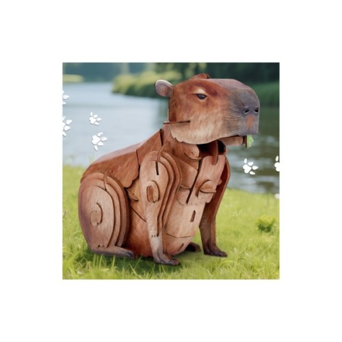 Пазл Cubic Fun тривимірний Дикі тварини Капибара (DS1177h)