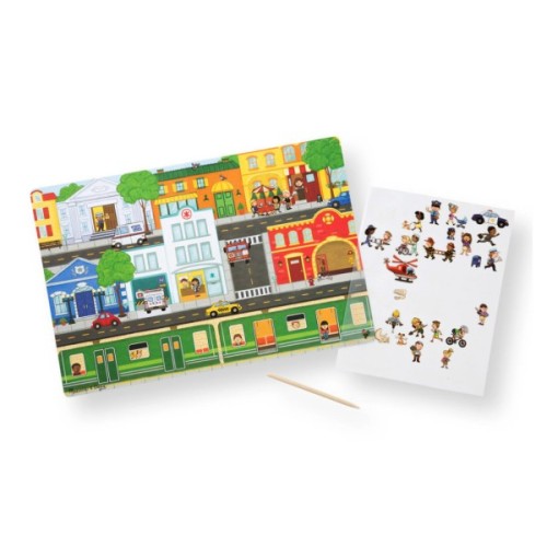 Набір для творчості Melissa&Doug Перевідні наліпки Навколо будинку (MD9530)